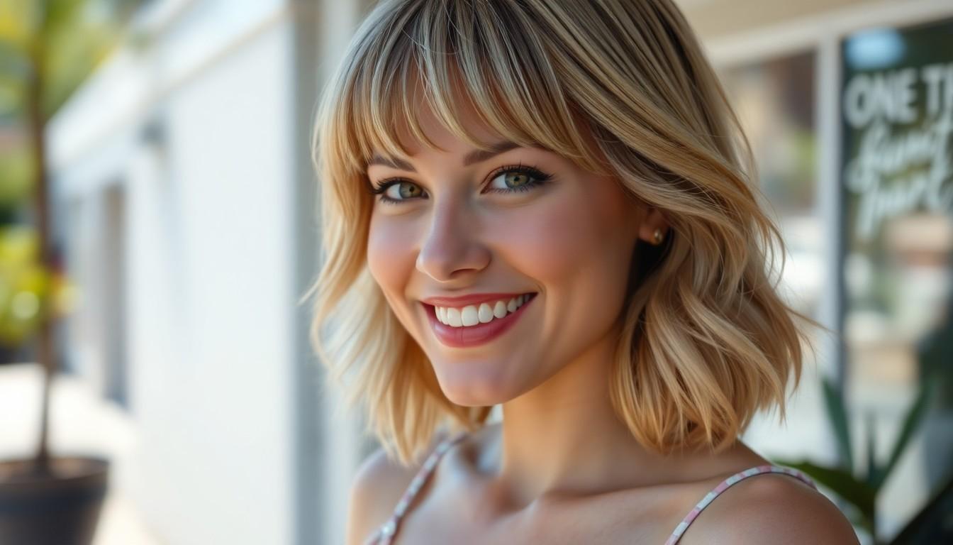 25 Cute Blonde Hairstyles With Bangs You’ll Want to Show Your Stylist This Year 10 25 Cute Blonde Hairstyles With Bangs You’ll Want to Show Your Stylist This Year 9