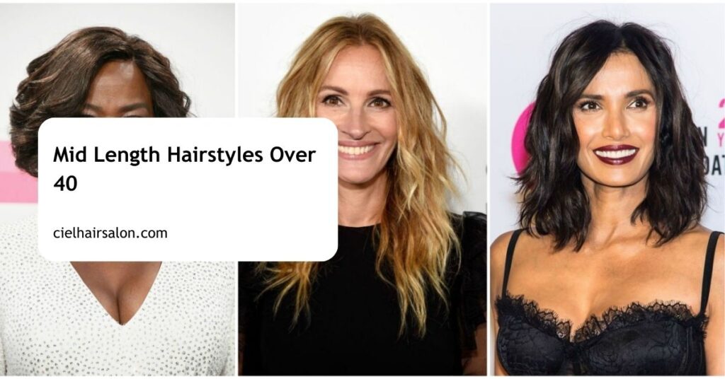 Mid Length Hairstyles Over 40