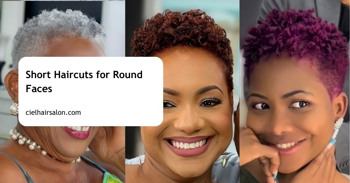 Short Haircuts for Round Faces