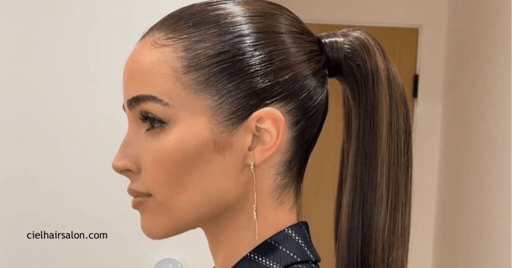 Sleek High Ponytails