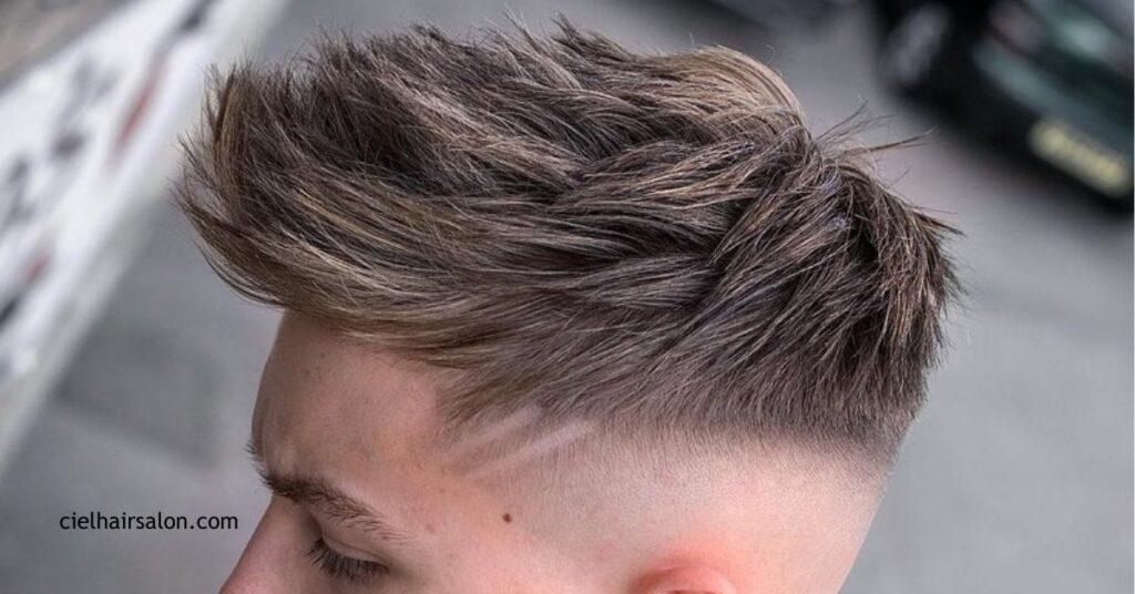 Spiky Top with Faded Sides