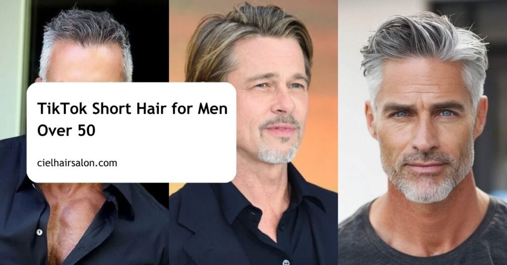 TikTok Short Hair for Men Over 50