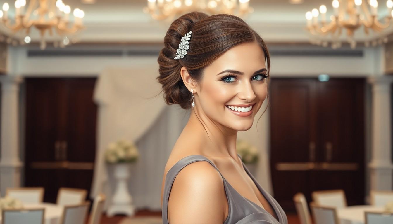 20 Gorgeous Medium Length Bridesmaid Hairstyles That Are Perfect for Every Wedding Style 8 20 Gorgeous Medium Length Bridesmaid Hairstyles That Are Perfect for Every Wedding Style 7