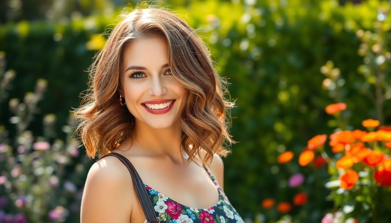 20 Gorgeous Medium Length Wavy Hairstyles Women in the US Are Loving Right Now 2 20 Gorgeous Medium Length Wavy Hairstyles Women in the US Are Loving Right Now 1