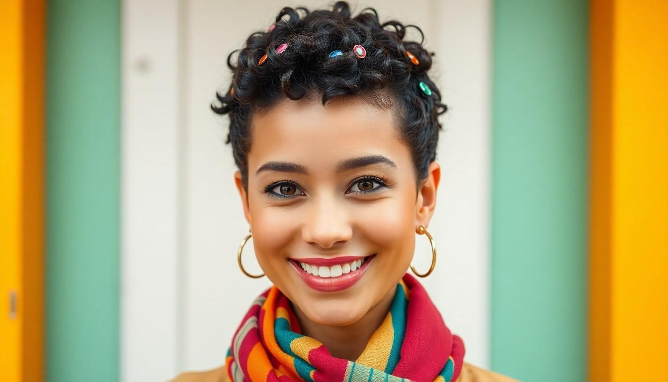 10 Easy Hairstyles for Short Curly Hair Anyone Can Do in Minutes (Perfect for Busy Mornings!) 6 10 Easy Hairstyles for Short Curly Hair Anyone Can Do in Minutes (Perfect for Busy Mornings!) 5