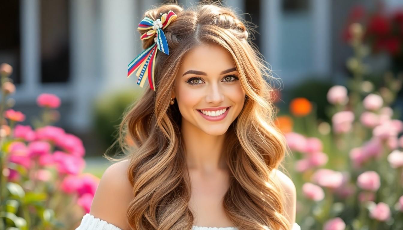 25 Trendy Half Up Half Down Hairstyles for Every Hair Type and Occasion (With Easy Tutorials) 6 25 Trendy Half Up Half Down Hairstyles for Every Hair Type and Occasion (With Easy Tutorials) 5