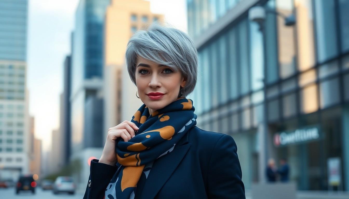 25 Chic Short Gray Hair Looks That Prove Silver Is the Hottest Hair Trend in the US 12 25 Chic Short Gray Hair Looks That Prove Silver Is the Hottest Hair Trend in the US 11