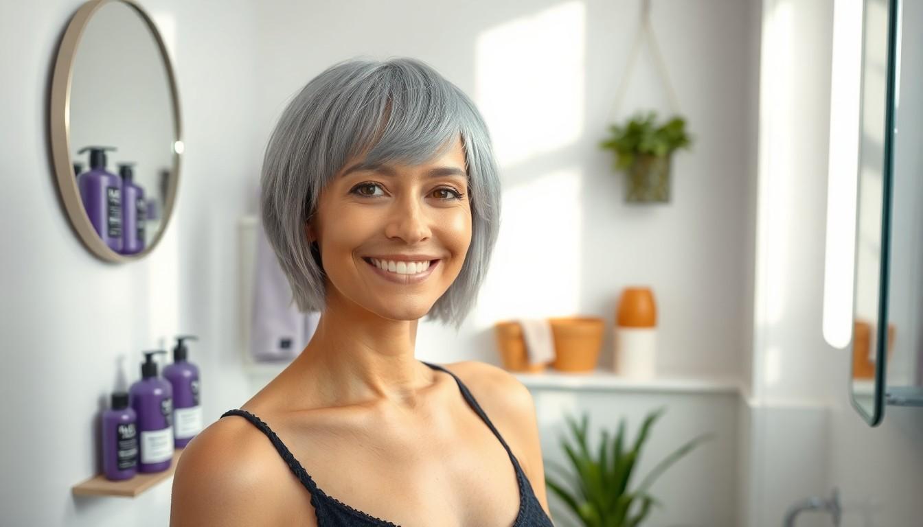 25 Chic Short Gray Hair Looks That Prove Silver Is the Hottest Hair Trend in the US 14 25 Chic Short Gray Hair Looks That Prove Silver Is the Hottest Hair Trend in the US 13
