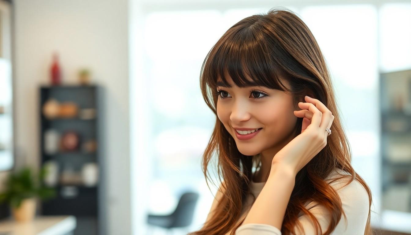 See Through Bangs: The Effortless Trend Everyone in the US Is Loving for a Fresh, Modern Look 14 See Through Bangs: The Effortless Trend Everyone in the US Is Loving for a Fresh, Modern Look 13