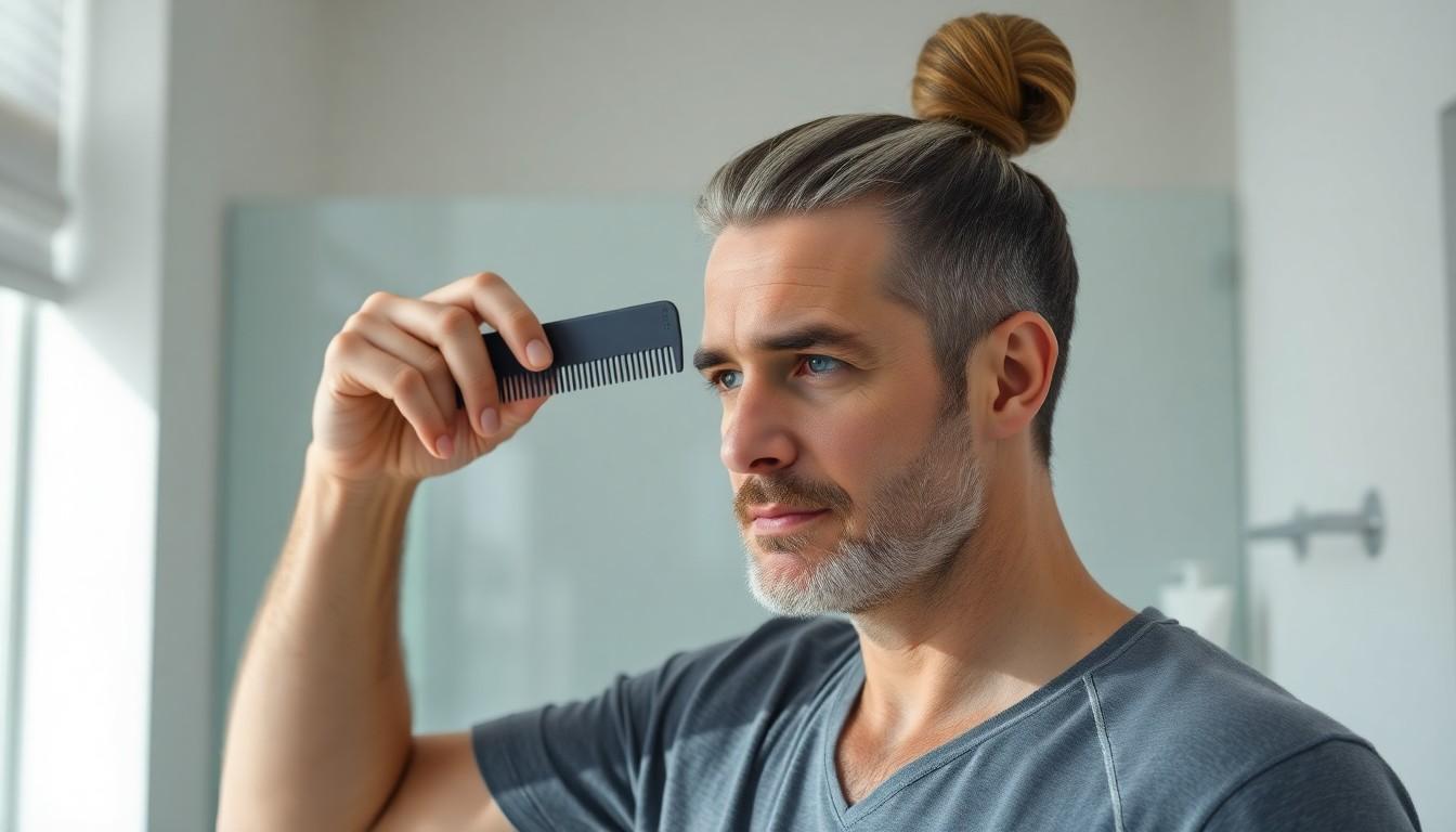 10 Stylish Man Bun Ideas for Older Men: Timeless Looks for Men Over 40 in the US 11