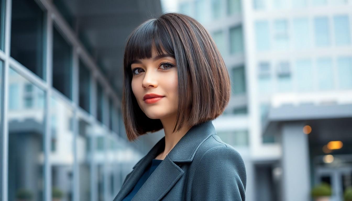 20 Chic Short Hair with Bangs Ideas Trending in the US Right Now 6 20 Chic Short Hair with Bangs Ideas Trending in the US Right Now 5