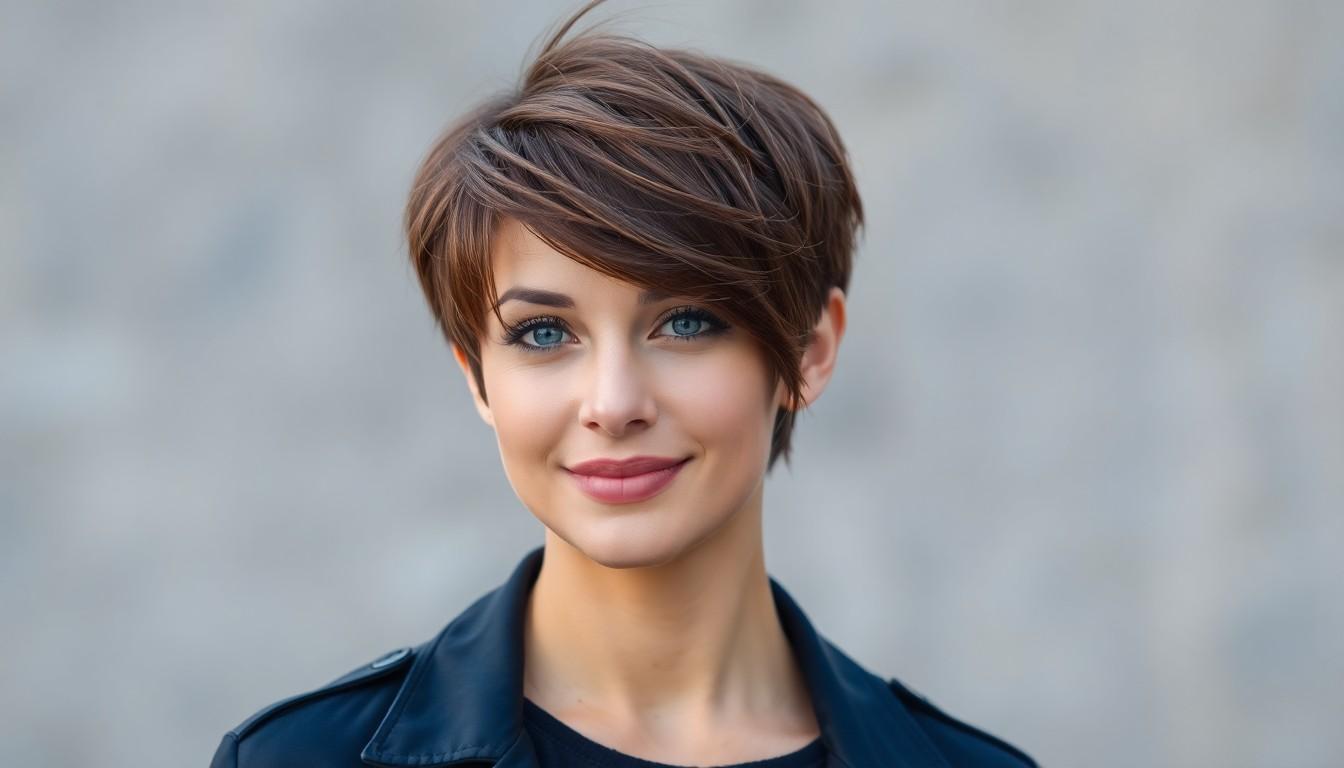 20 Chic Short Brown Hairstyles for Effortless Style – Trendy Cuts & Tips for Every Face Shape 4 20 Chic Short Brown Hairstyles for Effortless Style – Trendy Cuts & Tips for Every Face Shape 3