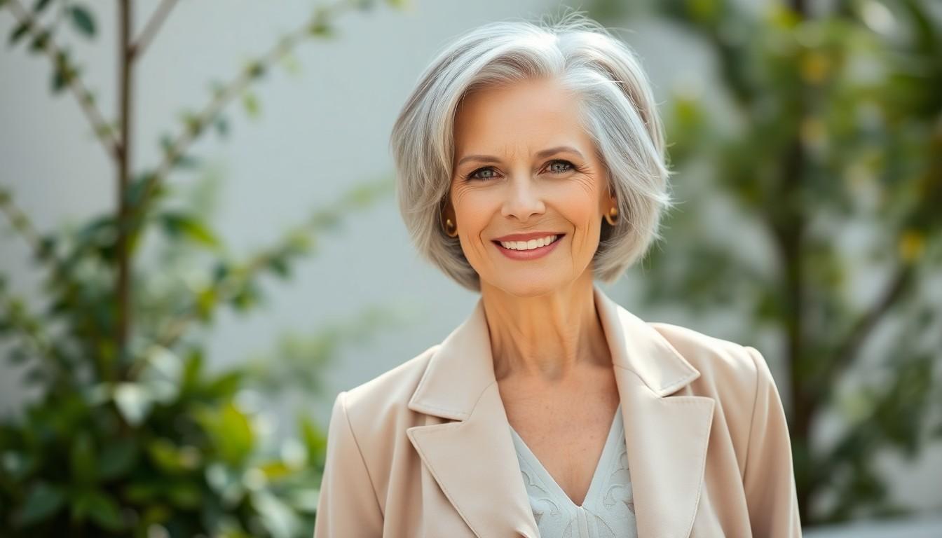 25 Flattering Fine Hair Bob Hairstyles for Over 60 to Look Fuller and Younger 8 25 Flattering Fine Hair Bob Hairstyles for Over 60 to Look Fuller and Younger 7