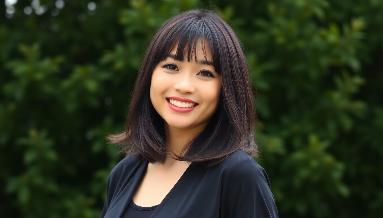 25 Best Medium Length Hairstyles With Bangs for Every Face Shape and Hair Type in 2025 1