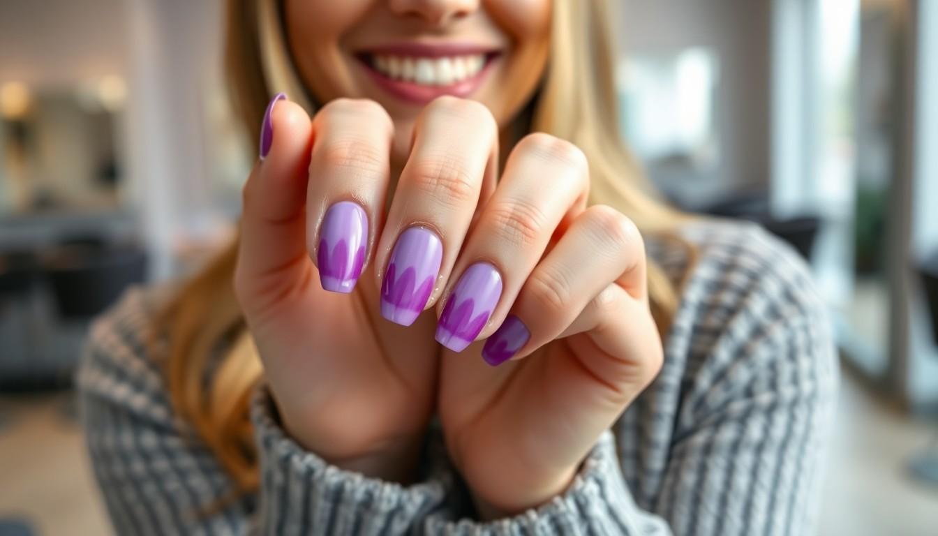 Purple Ombre Inspiration: Creative Ideas for Hair, Nails, Makeup, Fashion & Home Decor 10 Purple Ombre Inspiration: Creative Ideas for Hair, Nails, Makeup, Fashion & Home Decor 9